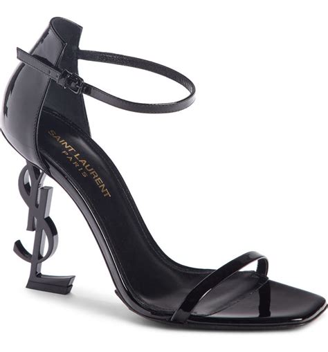 ysl heels black